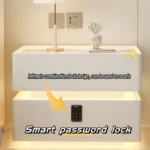 Intelligenter Nachttisch Grün mit Wireless Charging, LED-Beleuchtung, Nachtlichtsensor & Zahlenschloss – Bild 3